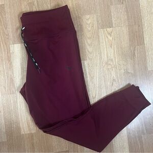 Puma Performance Tight Joggers Leggings High Waist XL Zinfandel
